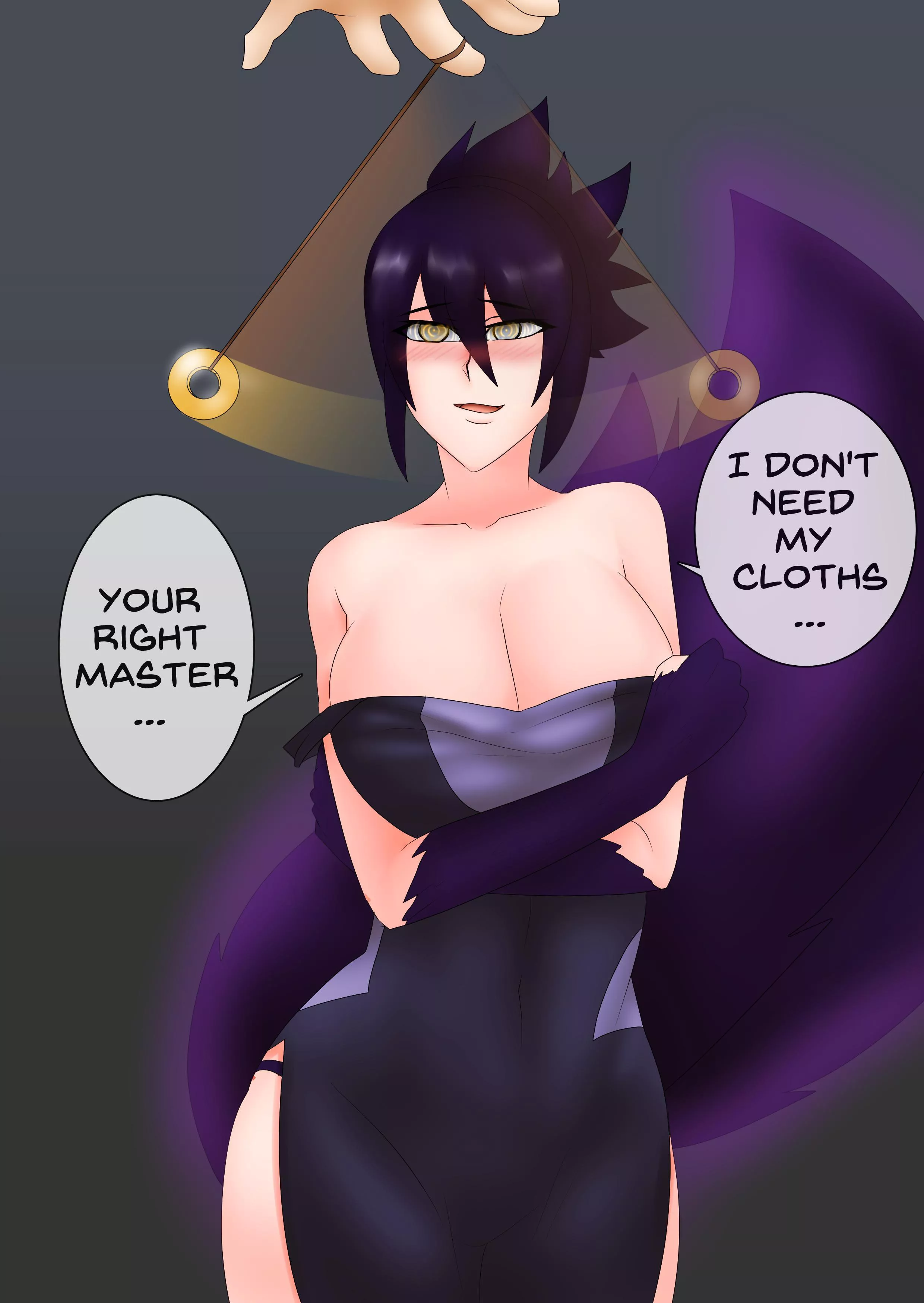 Ha! You Wish You Could Hypnotize Me by UsagiForehead. (Original character)