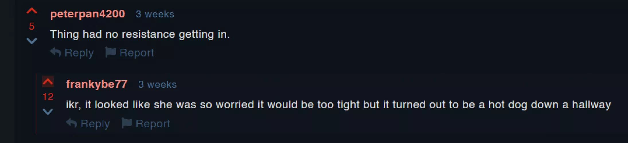 Had a good laugh before nutting.