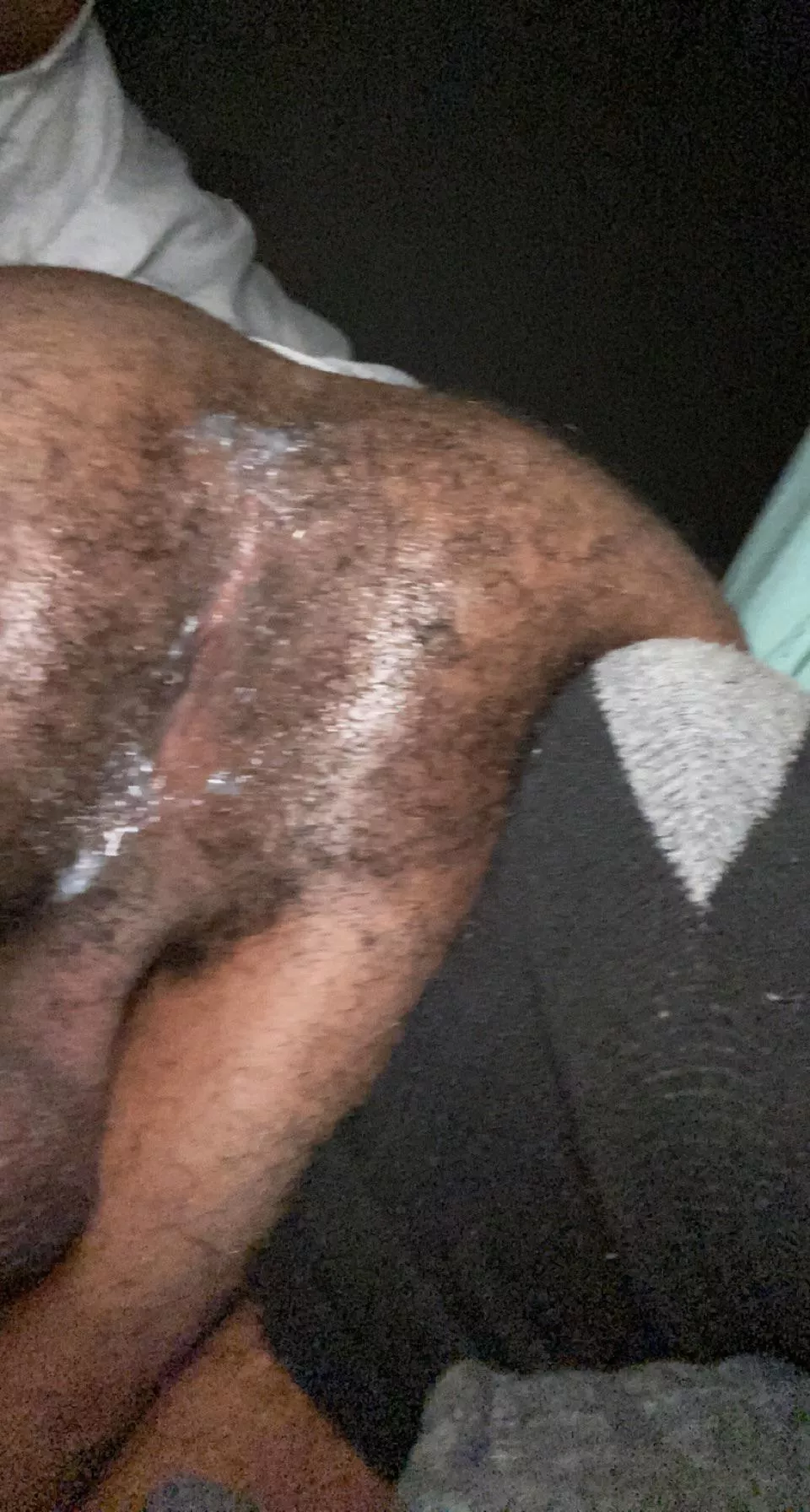 Had a guy with 9 inches off of Grindr cum on my ass