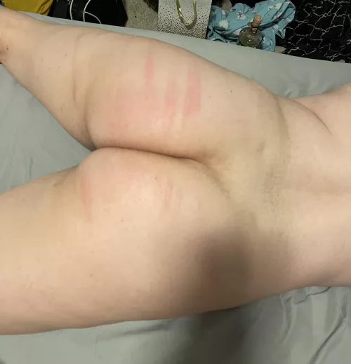 had a light warm up with the switch. what would you spank me with next?