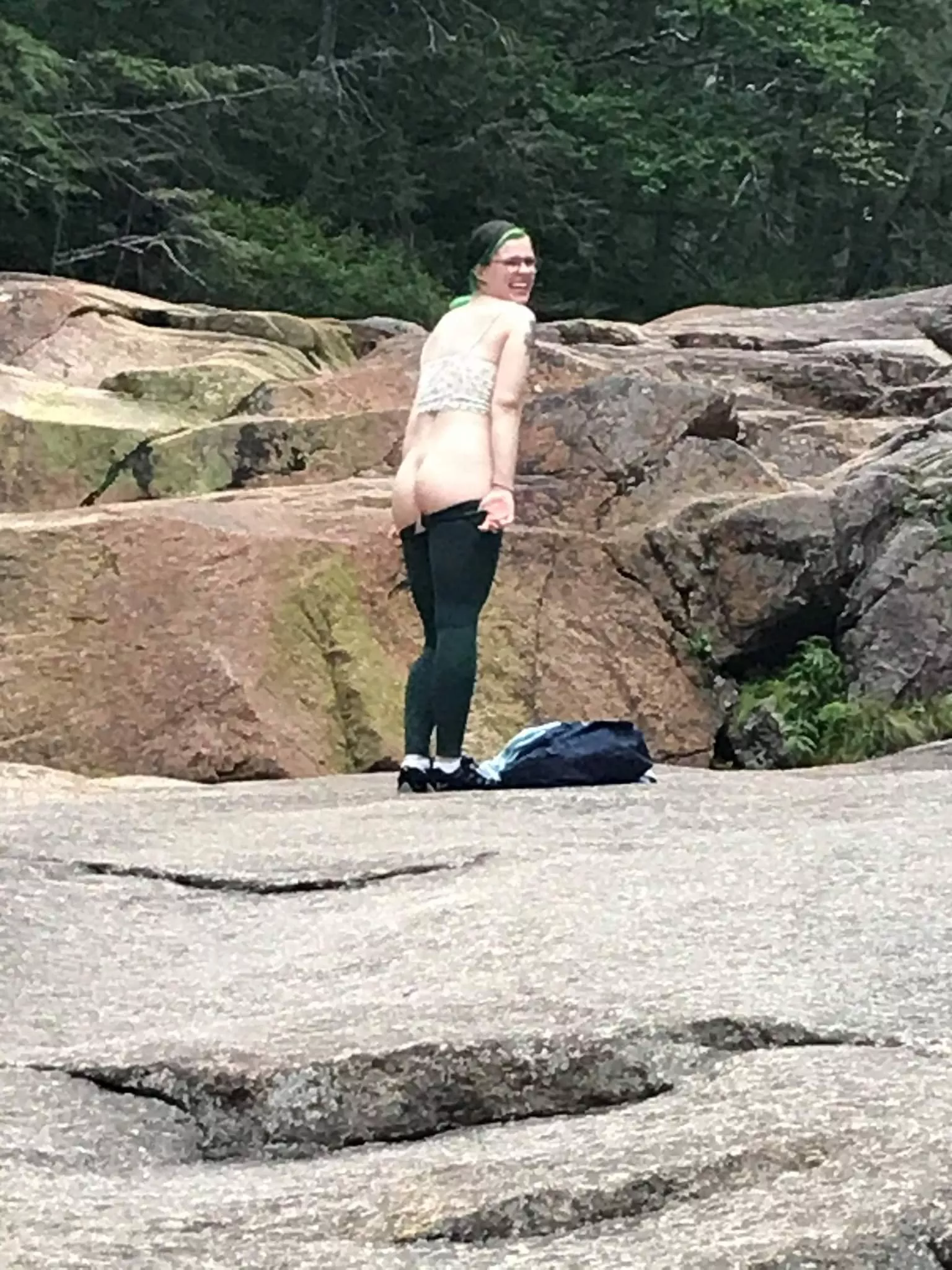 Had extra [f]un on a hike 😜