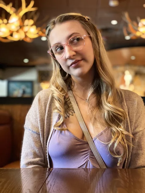 Had to wear my glasses the other day. What do you think?