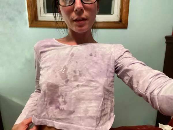 Had to wipe some off on my shirt π¦π¦π (f)OC
