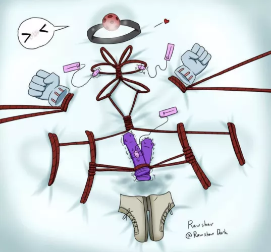 Hagakure expertly tied (Rawshaw)