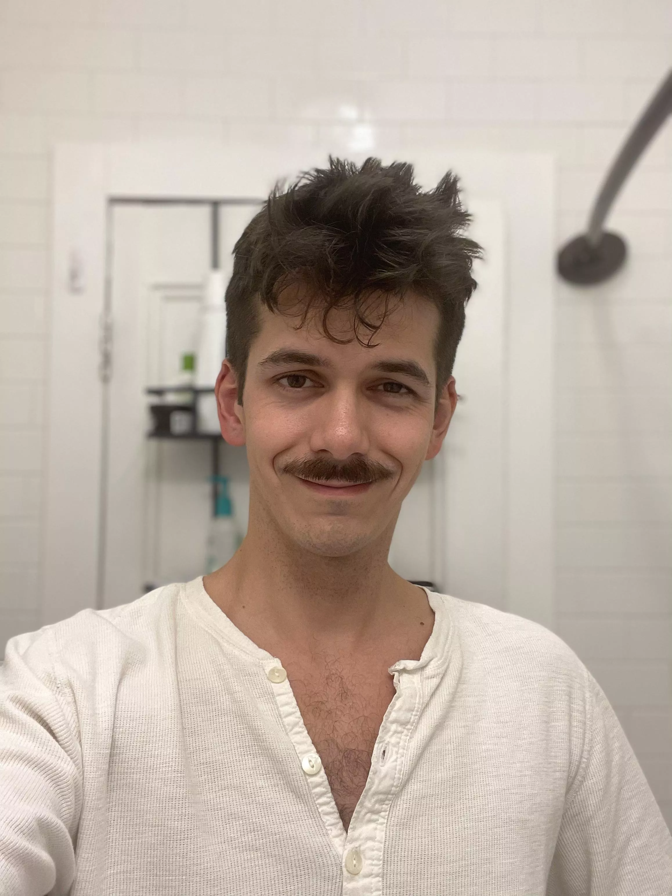 Hair is v floofy but I’m liking it?