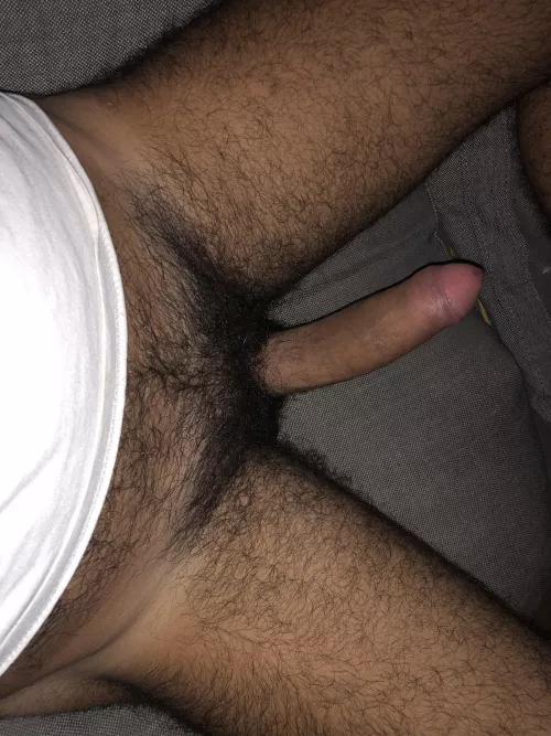 Hairy crotch