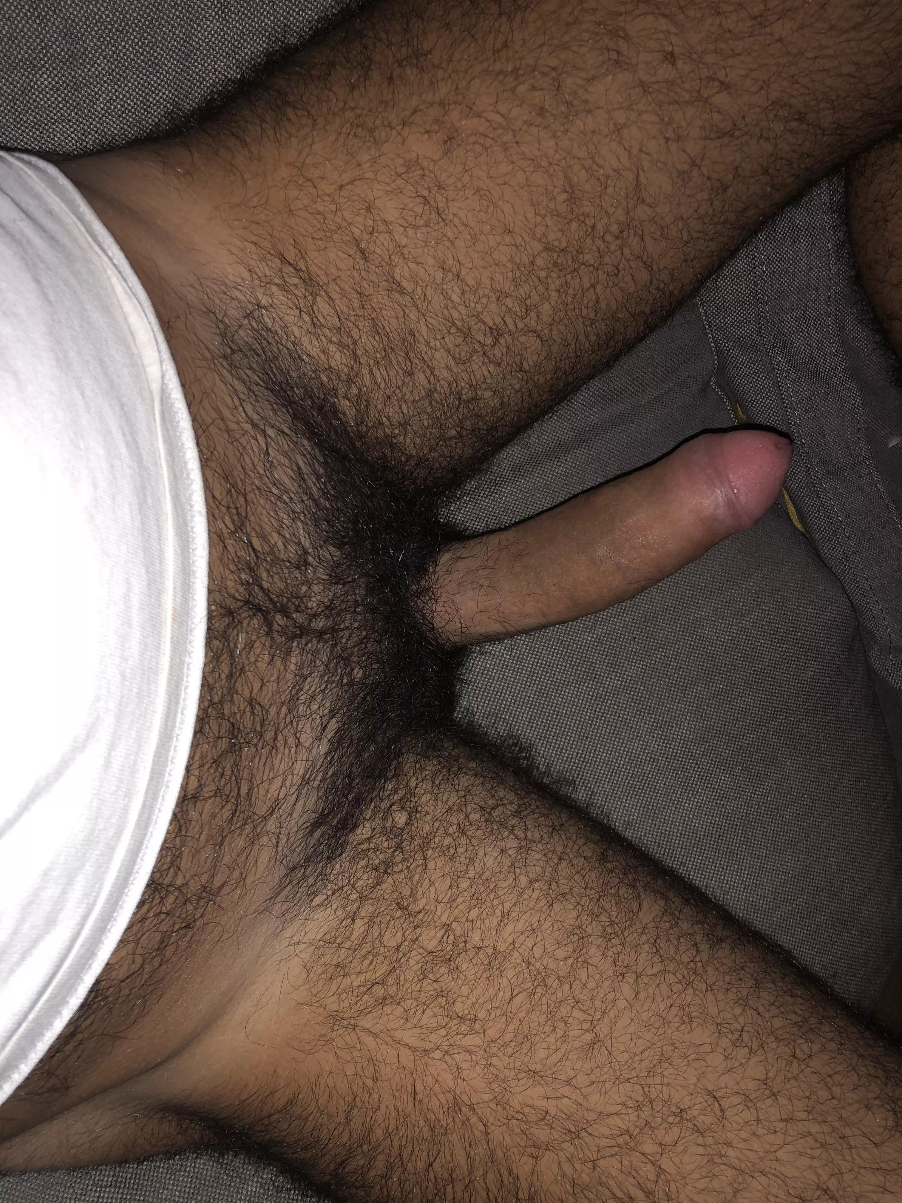 Hairy crotch