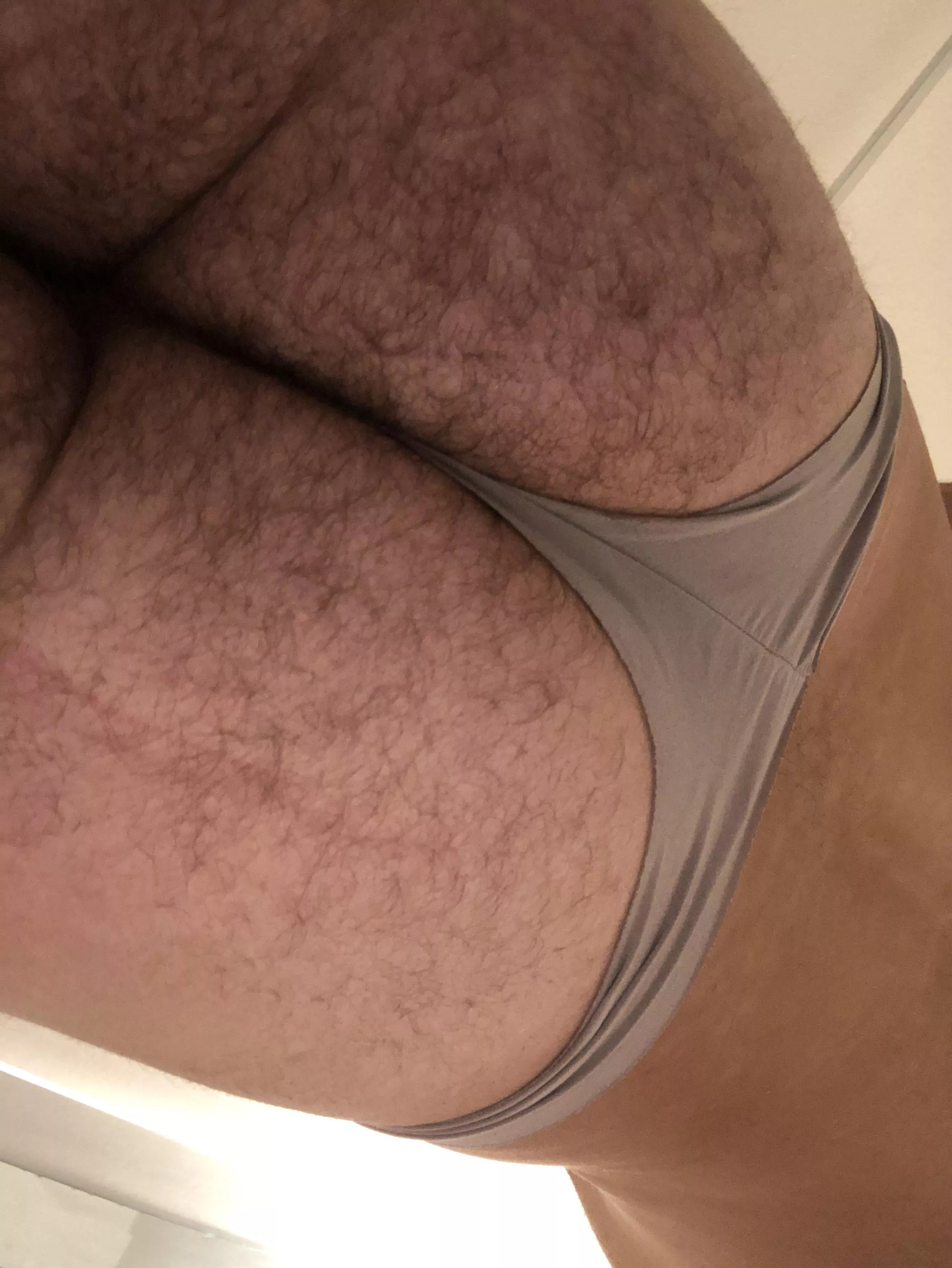 Hairy man ass in panties cumming at ya! 👊🏼