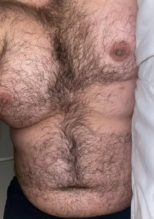 Hairy with a belly