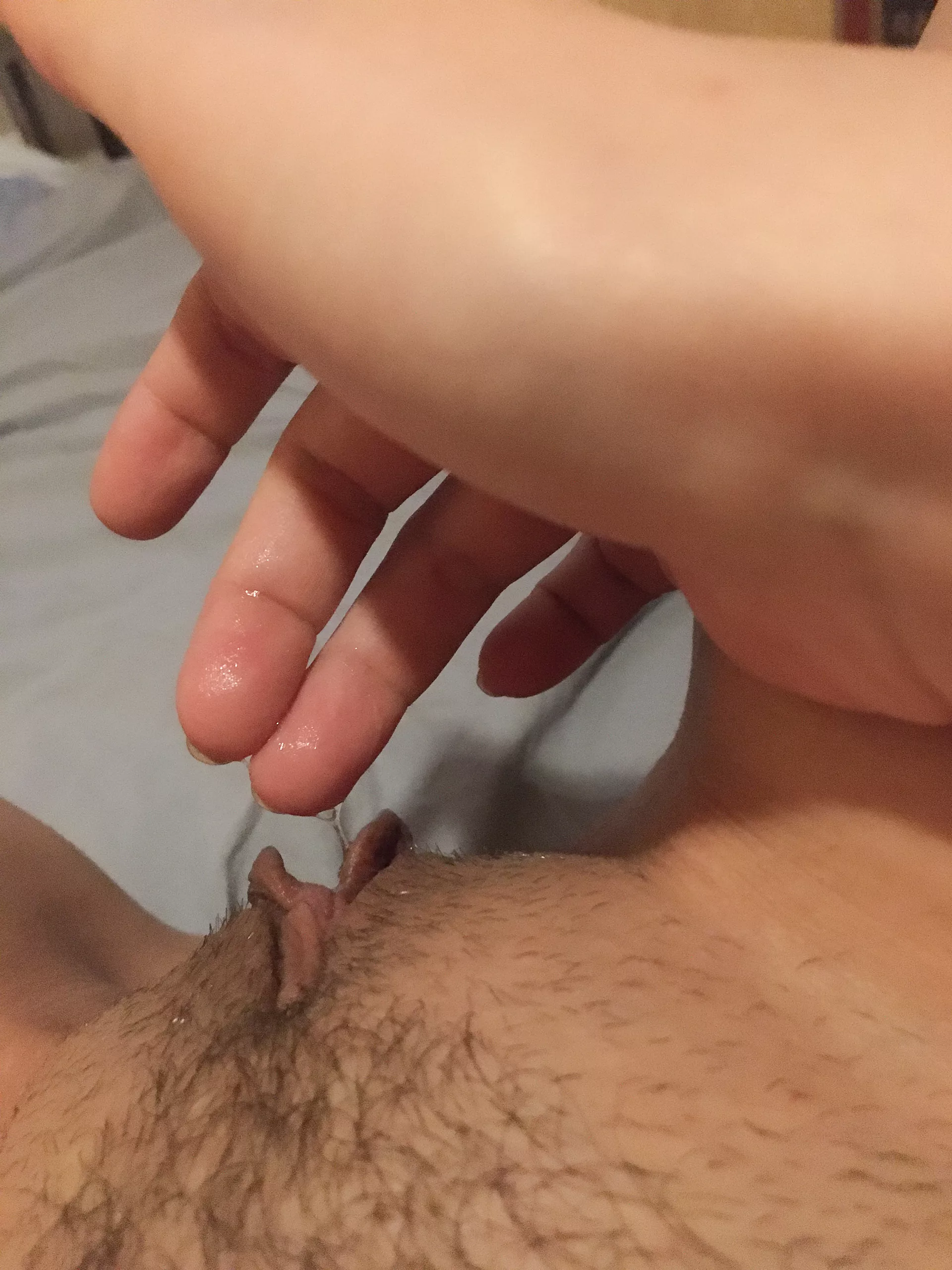 Hairy&wet. Nice combination:)