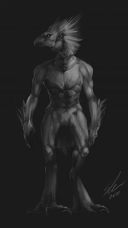 Halo Skirmisher. Art by me.