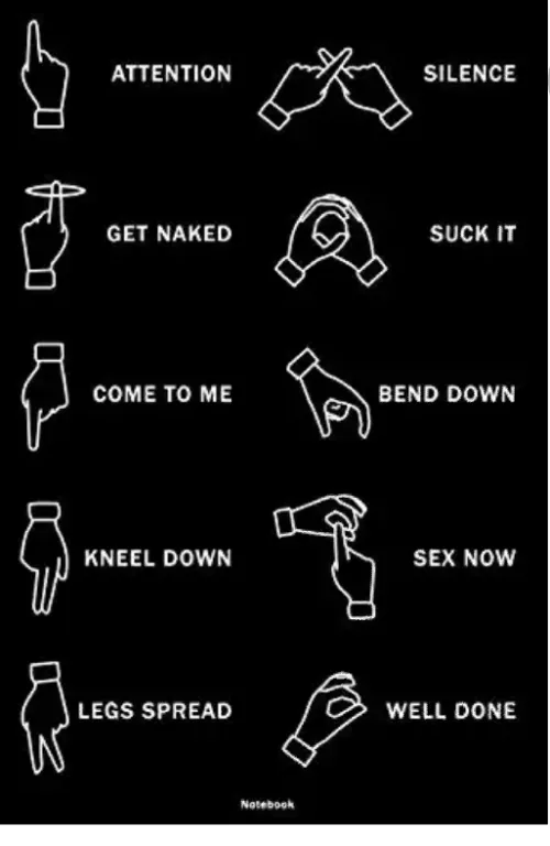 Hand signals ? Who's in for it!