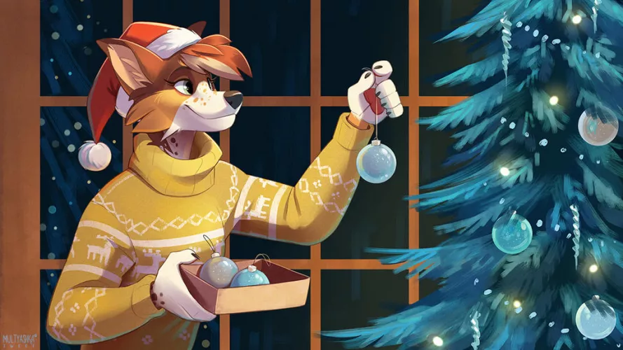 Hanging the Ornaments [Multyashka-Sweet]