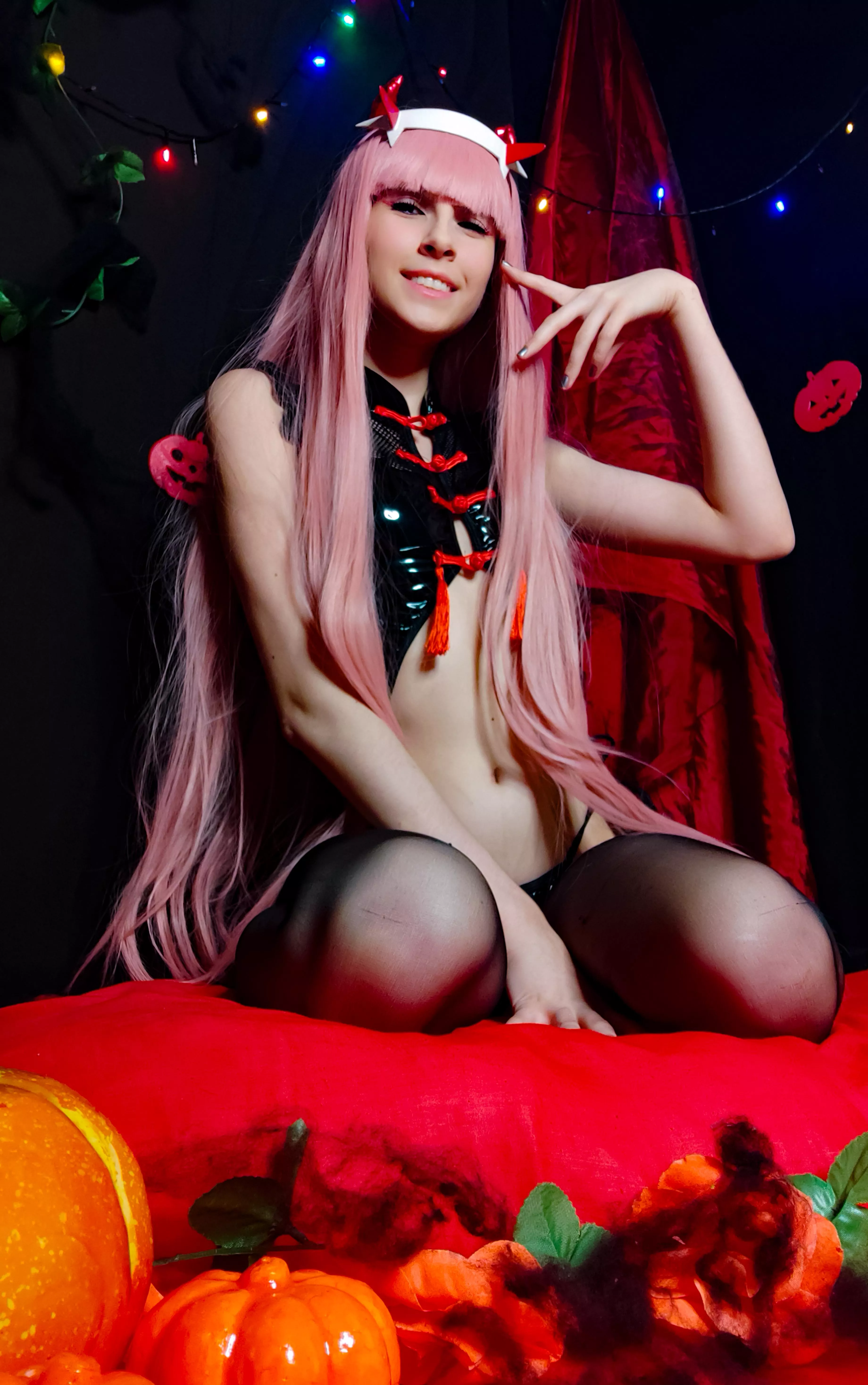 Happy Halloween from Zero Two by r/ReymaVan Happy Halloween from Zero Two by r/ReymaVan