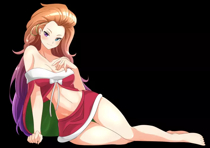 Happy holidays from adult Zoe (elite_drawing) [league of legends] commissioned by me