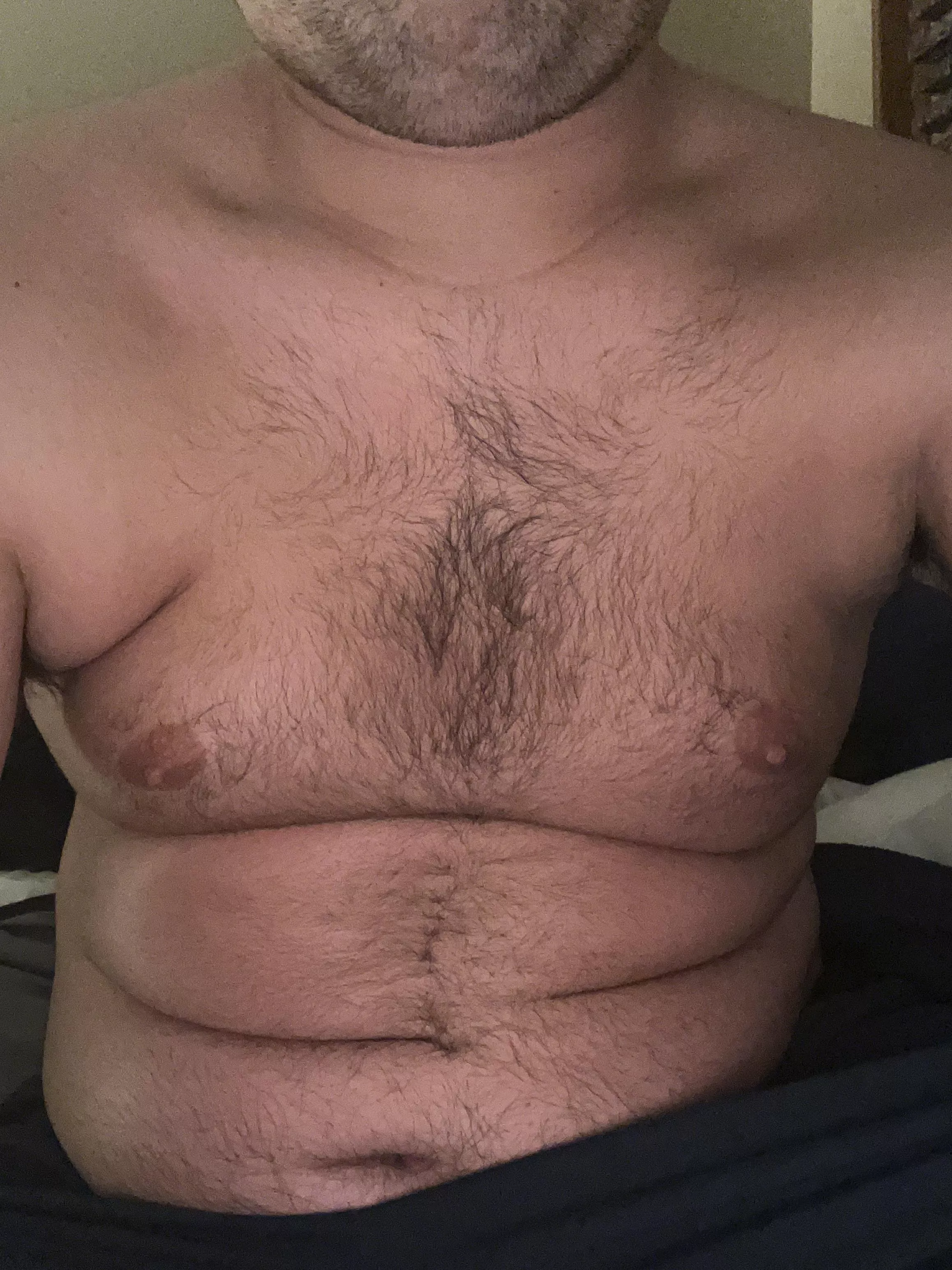 Happy man titty Monday