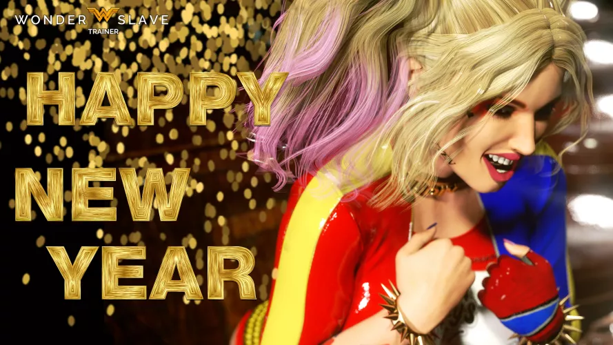 Happy New Year from Harley Quinn [Wonder Slave Trainer]