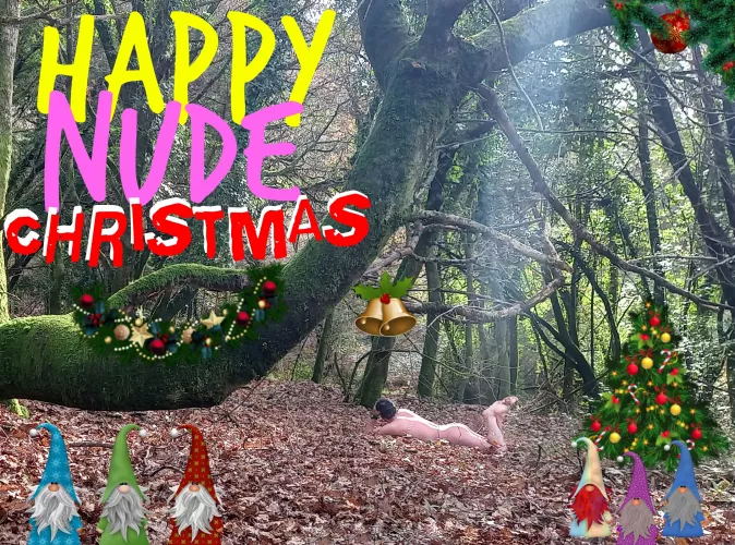 Happy nude CHRISTMAS, for you 😘