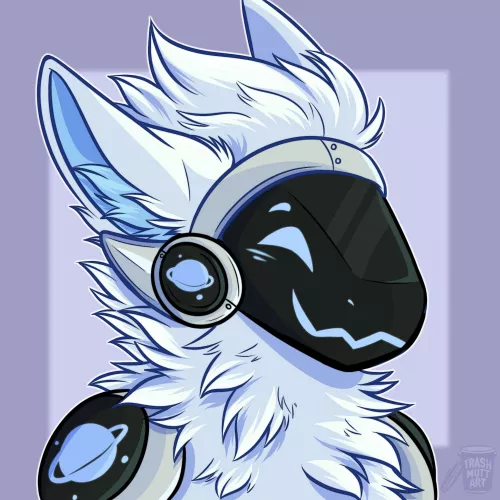 Happy Protogen ✨ (art by me - TrashmuttArt on Twitter)