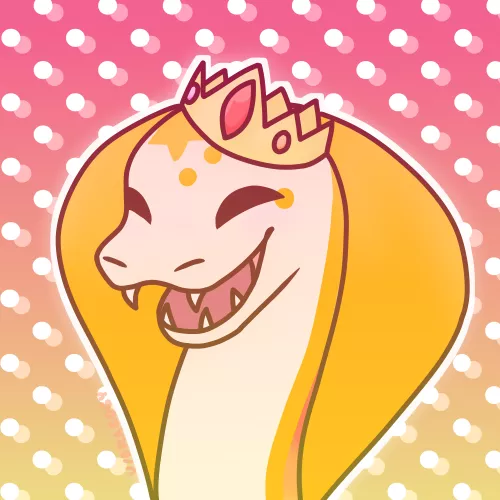 happy snake! - art by me
