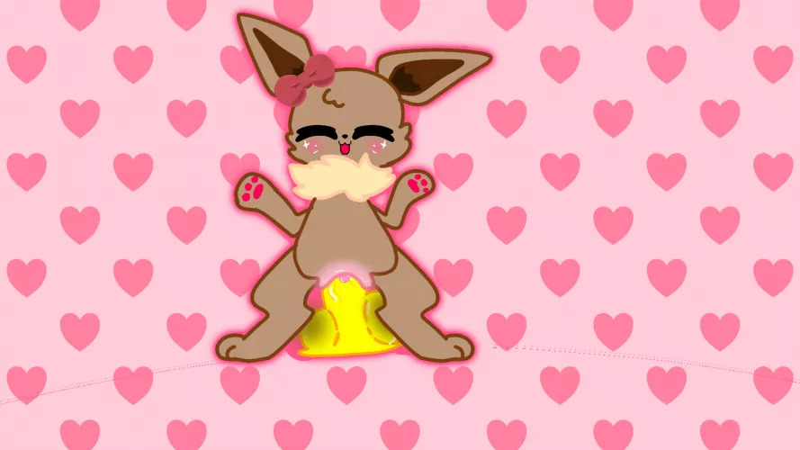Happy valentimes day from cutie the eevee!