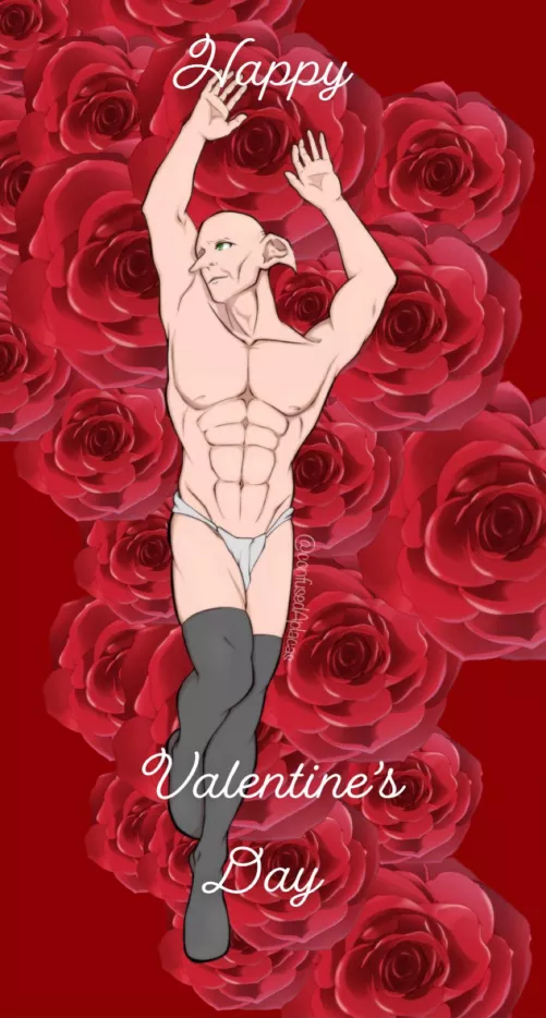 Happy Valentine’s Day lads, art by @confusedalpacas on twitter