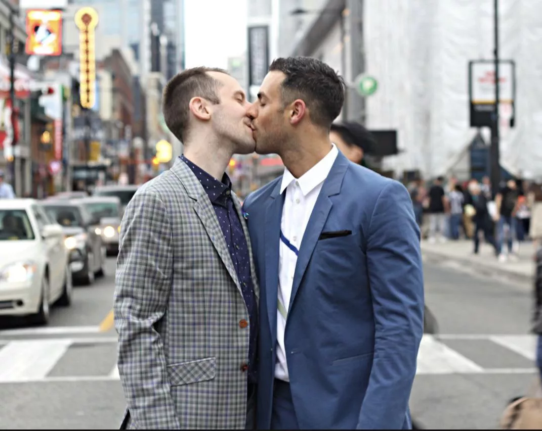 Happy Valentine’s Day to my amazing husband (left)