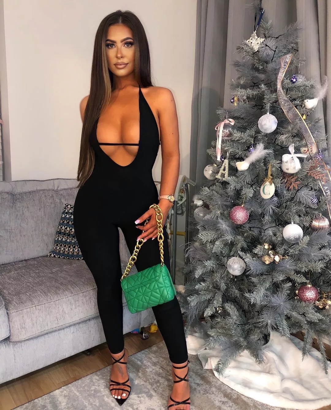 Hard not to stare when your cousin dresses like that