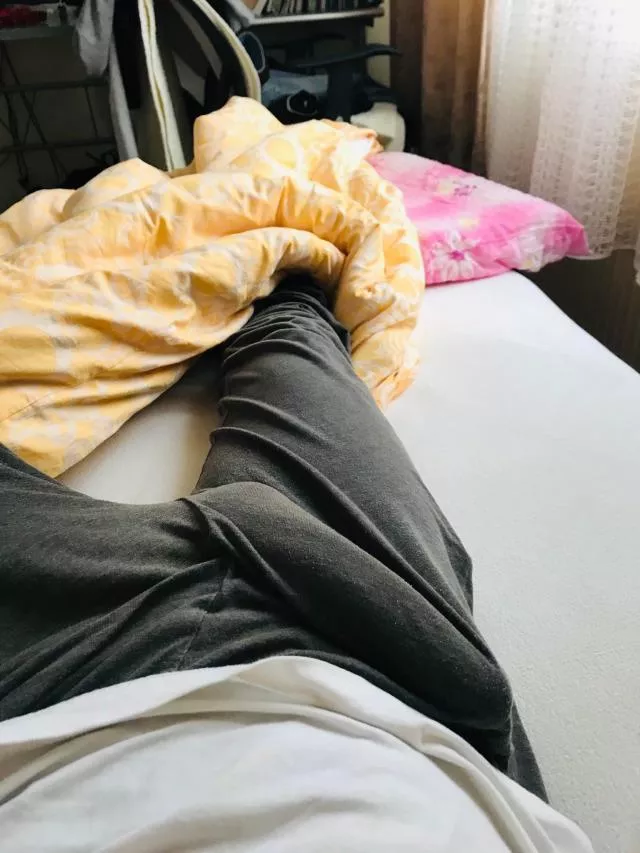 Hard to hide it when i sleep at a bro’s place