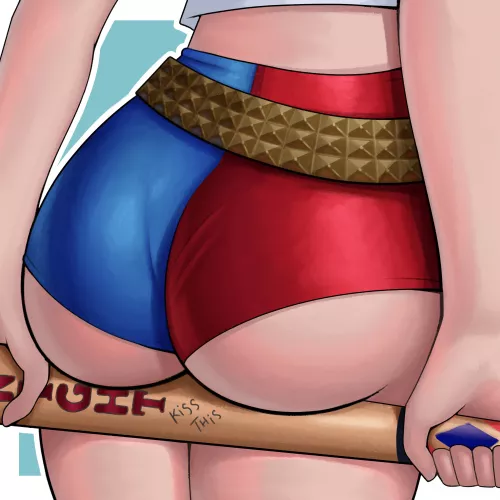 Harley Quin's booty (plushycarrie)