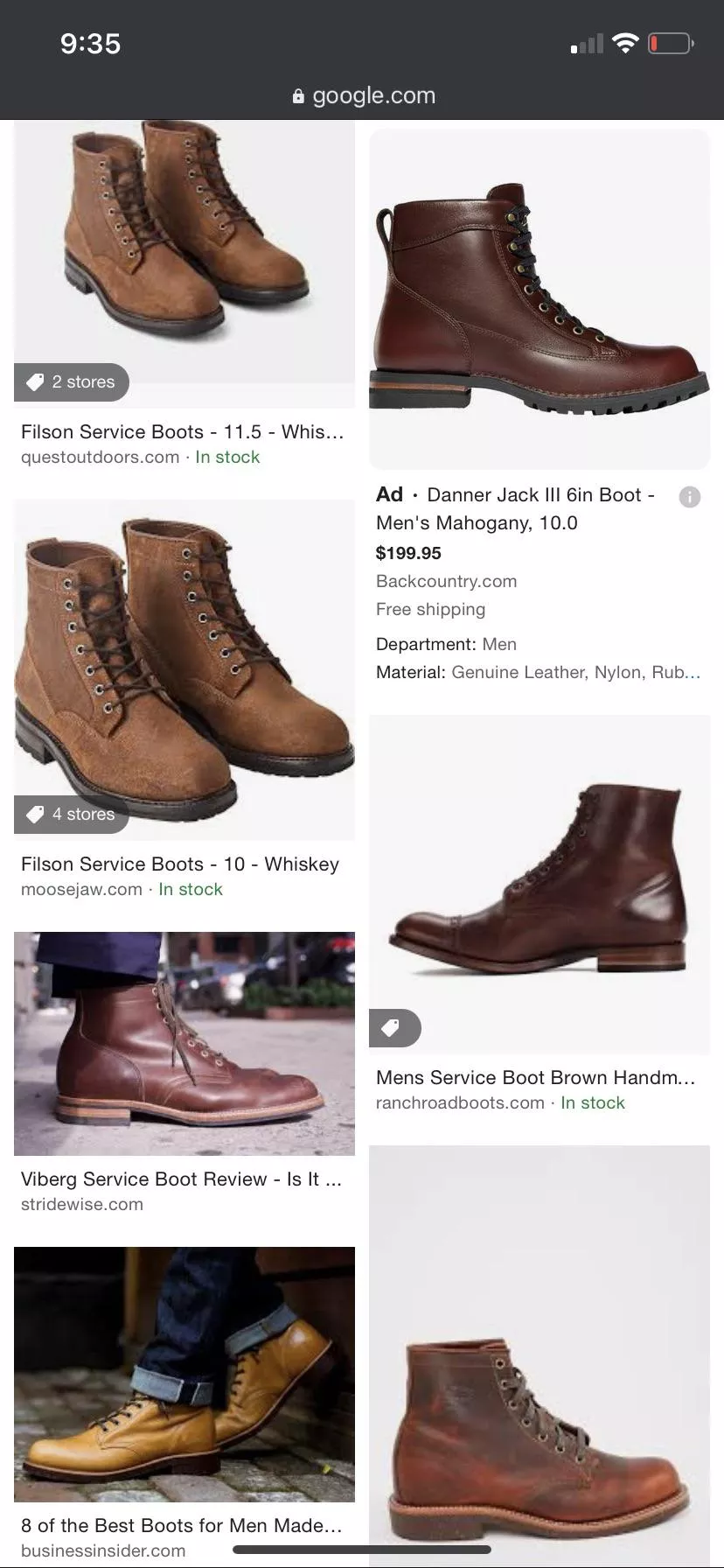 Has anyone seen an extra wide, EEE, service boot? I don’t think they exist.