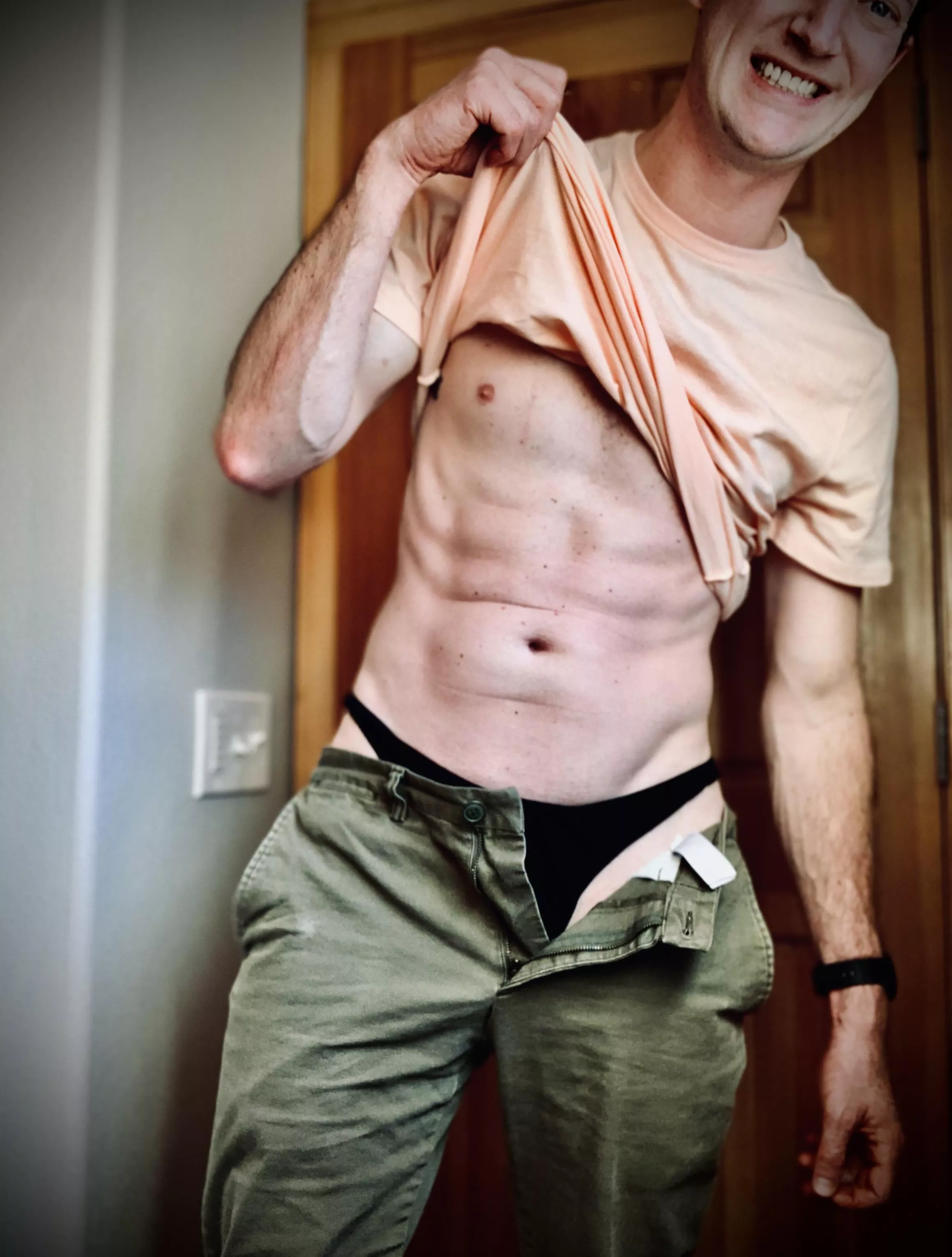 Haters will say my salmon shirt is pink