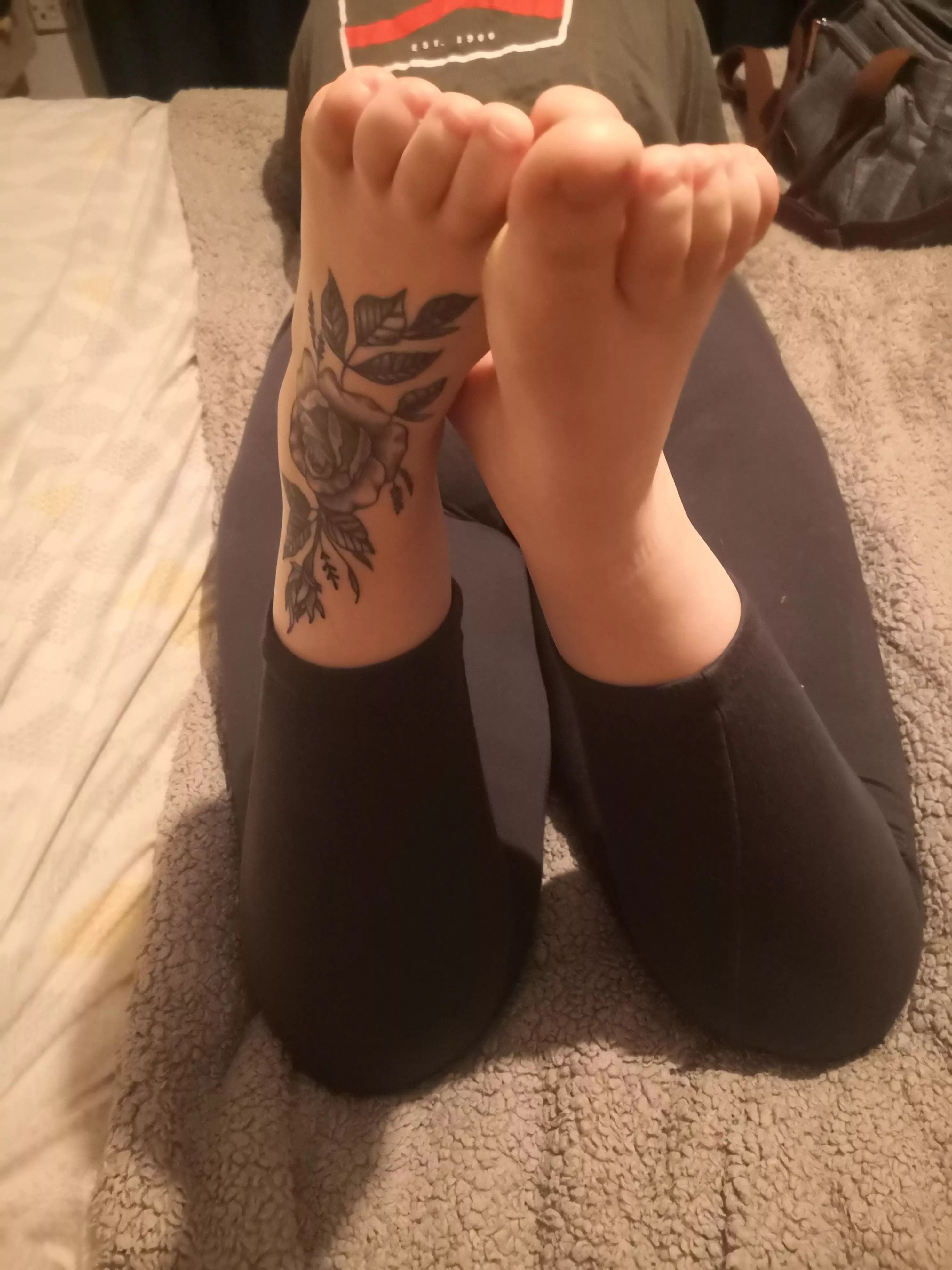 Have a good look before you start sucking on my toes