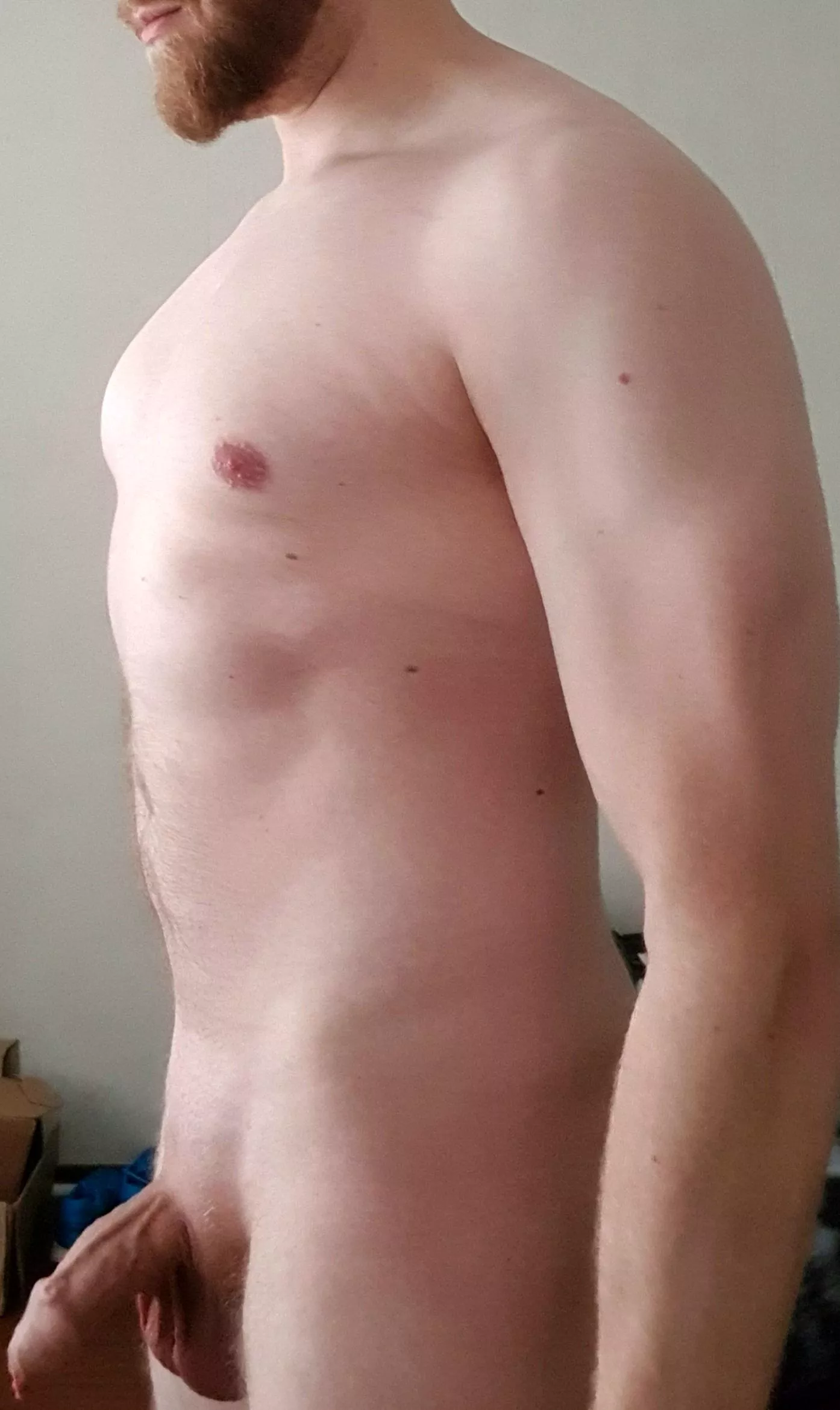 Haven't been feeling 100% lately, but still trying to keep up with my workouts. Had a decent pump today, thought I'd snap a pic for you. Haven't been feeling 100% lately, but still trying to keep up with my workouts. Had a decent pump today, thought I'd snap a pic for you.