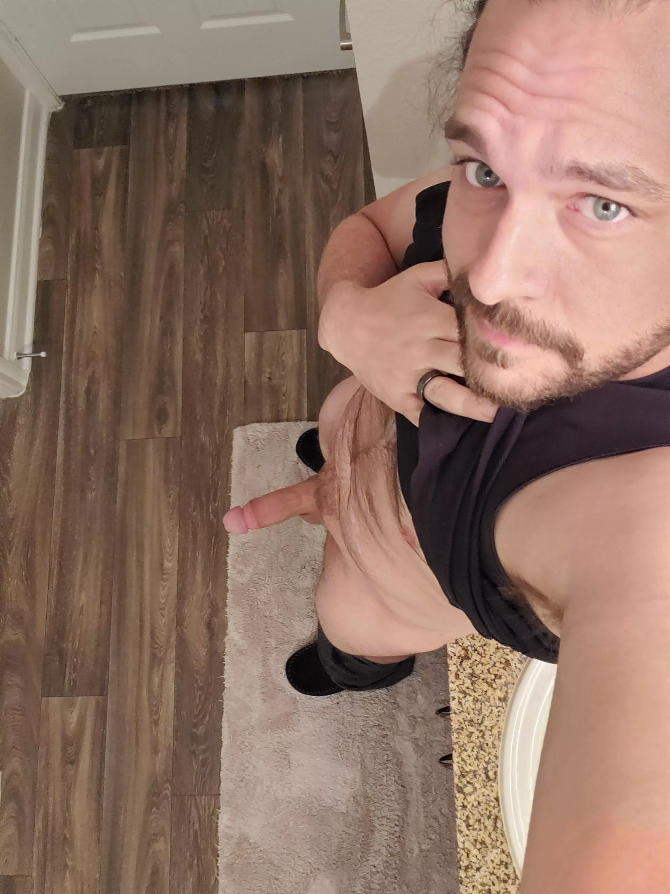 Haven't posted in a while, but was just craving someone to look up at me while taking my cock Haven't posted in a while, but was just craving someone to look up at me while taking my cock