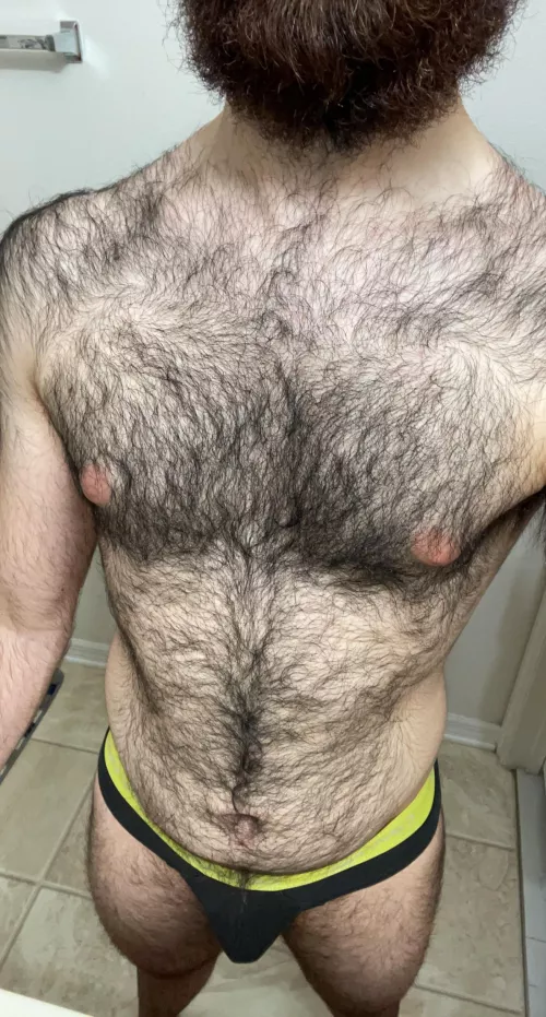 Haven’t shaved anything (but my beard) in 2 years