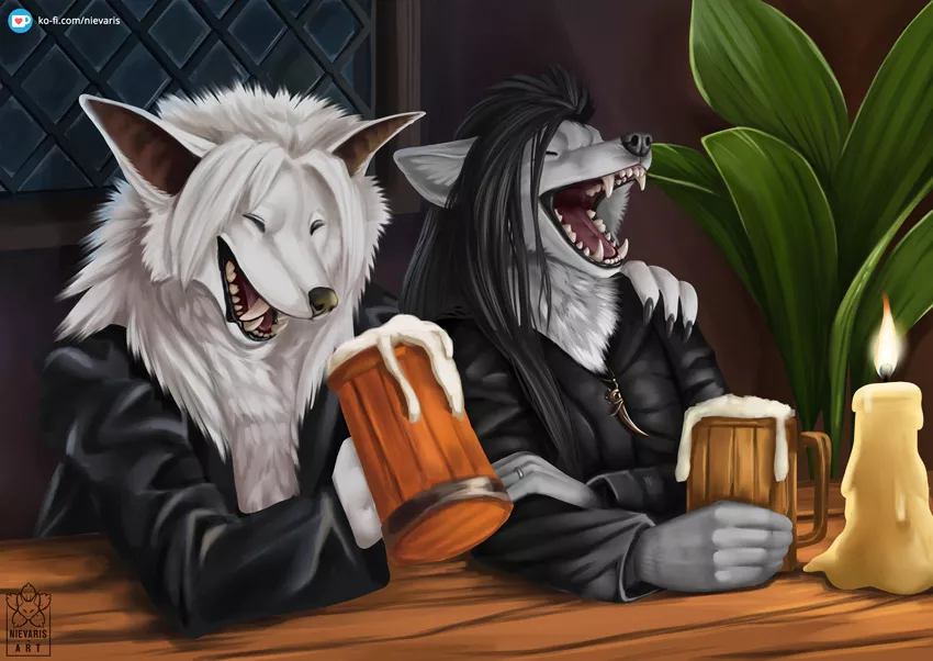 Having a good time - Commission for Ale - done by me