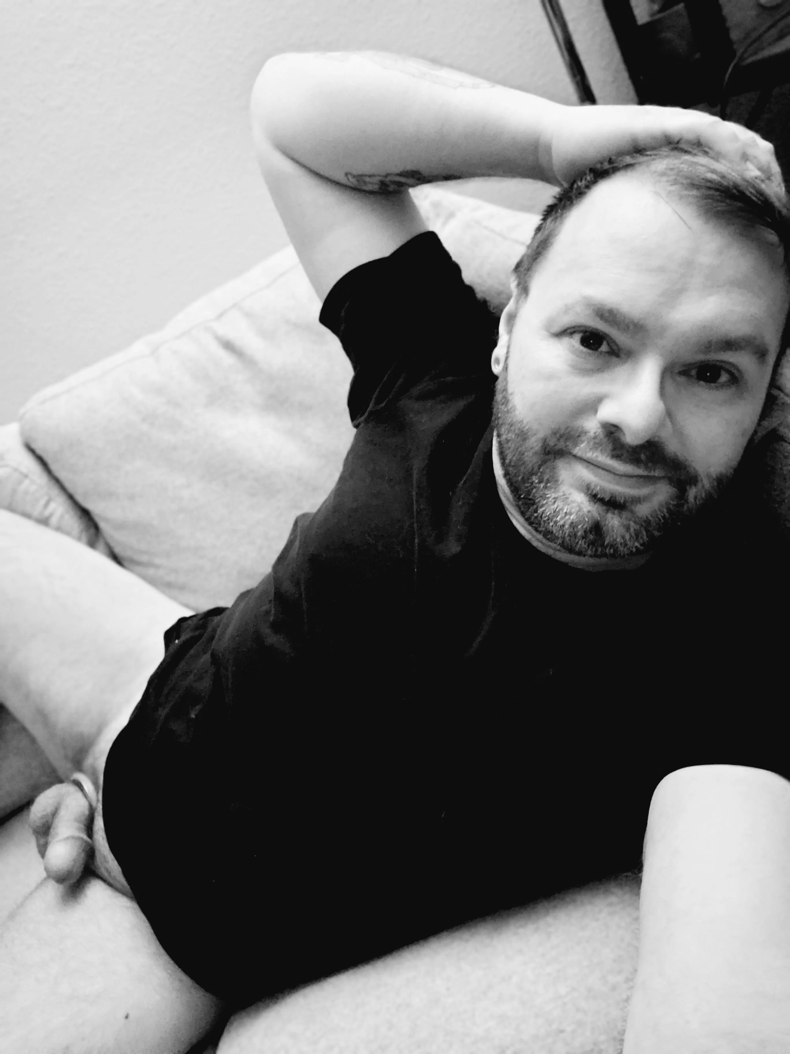 Having An Artsy Wank.