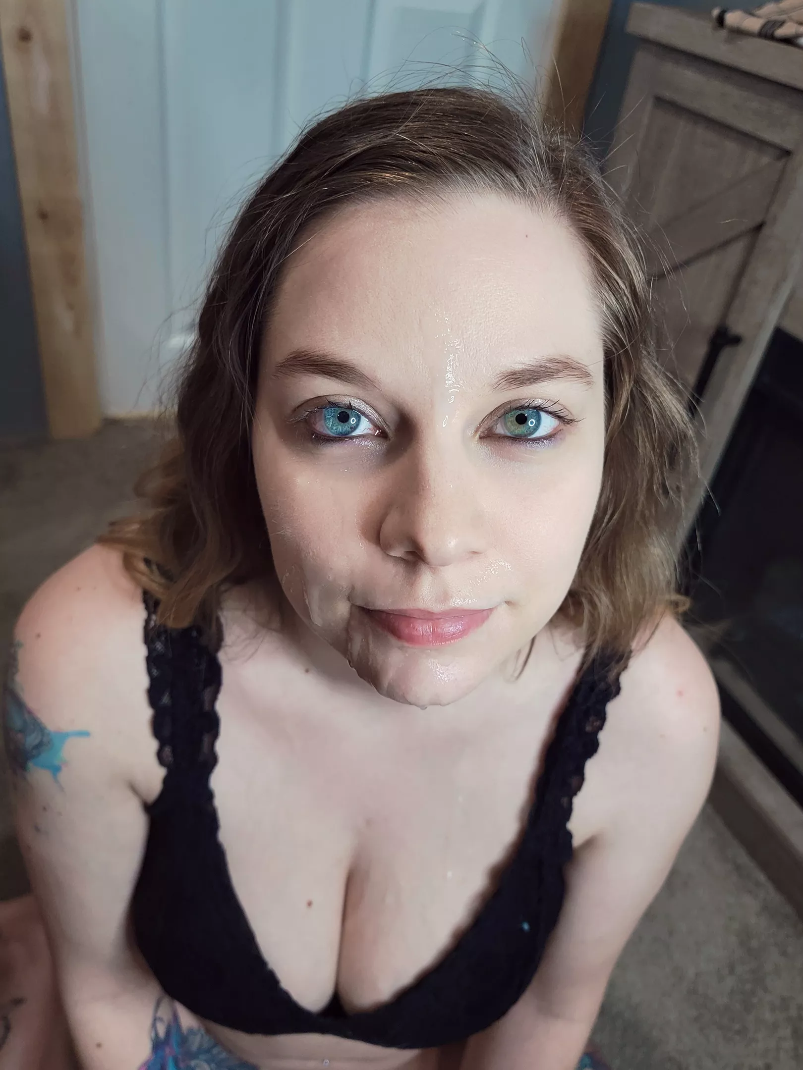 He edged all day and then gave me a nice facial