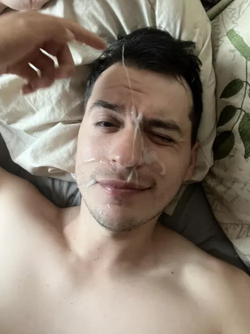 He made a mess