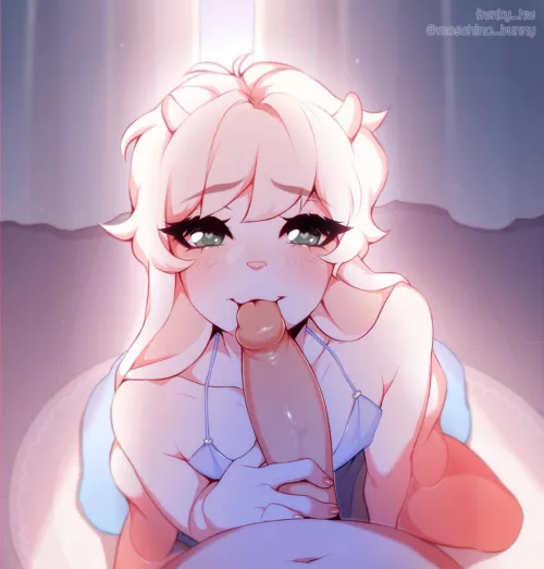 Hehe, do you like your Christmas present? ❤️(Artist: Moschino_bunny)