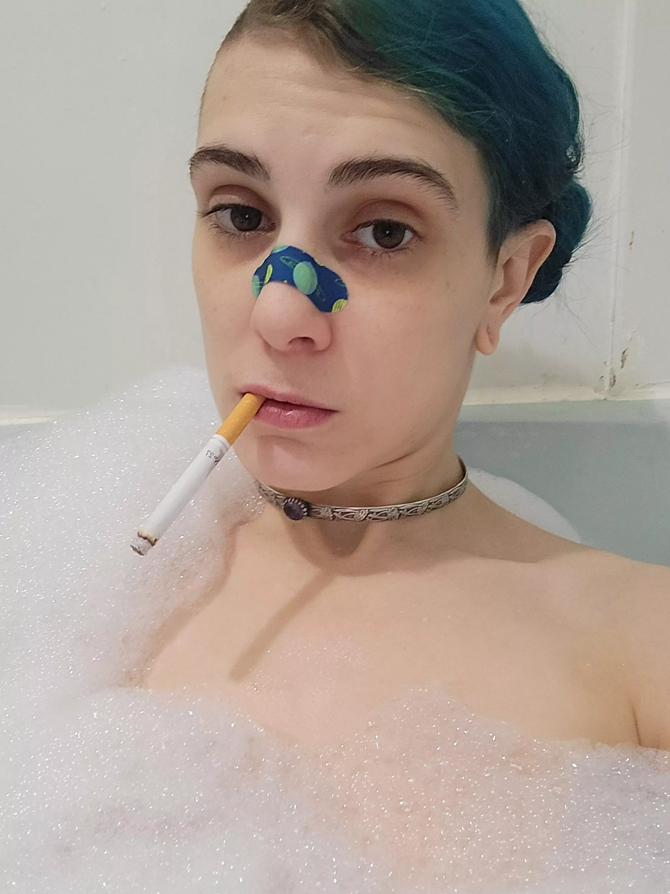 Hehe just having a smoke in the bath π₯° pardon my bandaid, my nose is stuffy and bandaids fix boo-boos, right? π
π€£ Hehe just having a smoke in the bath π₯° pardon my bandaid, my nose is stuffy and bandaids fix boo-boos, right? π
π€£