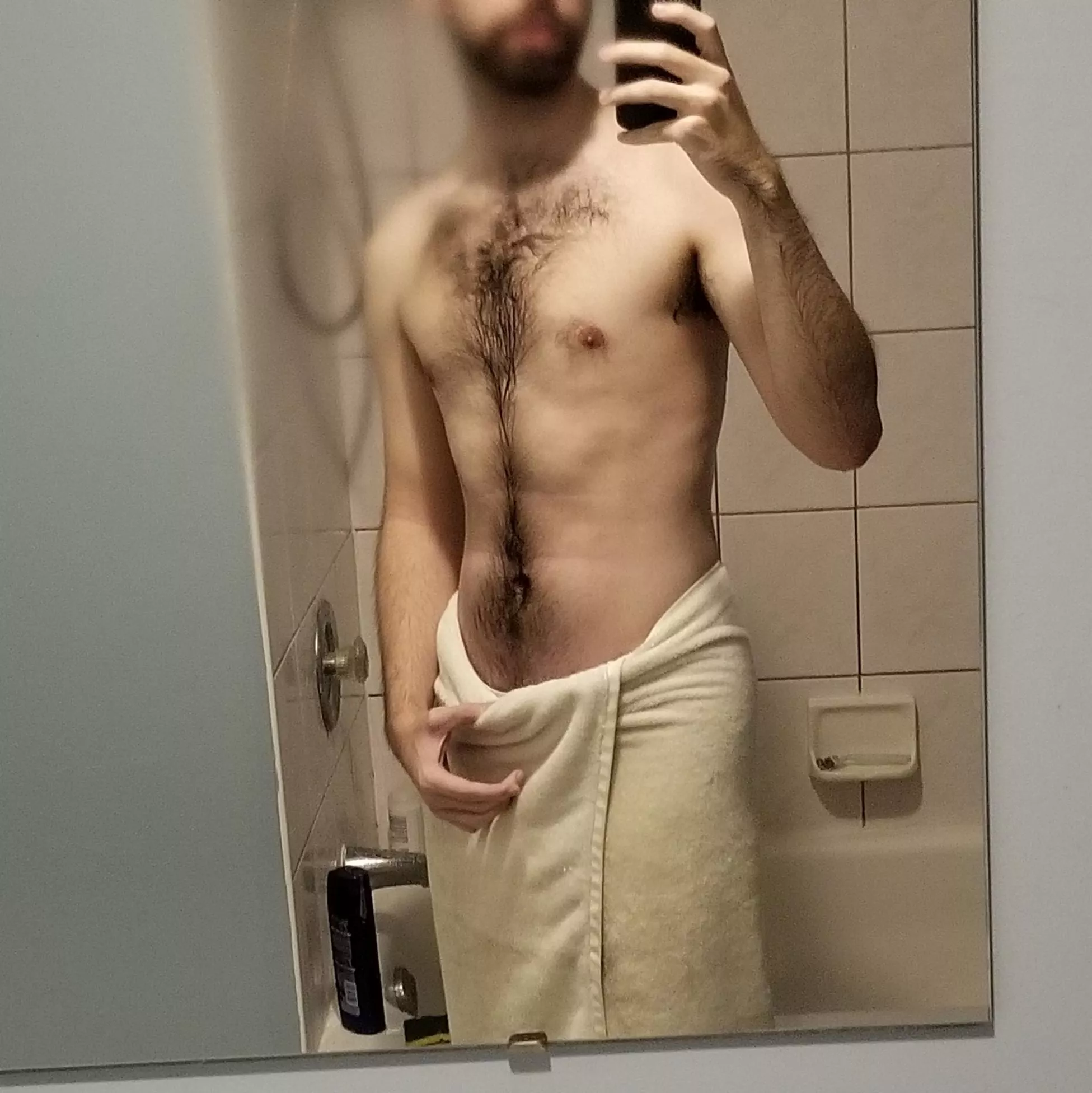 Help me take my towel off?