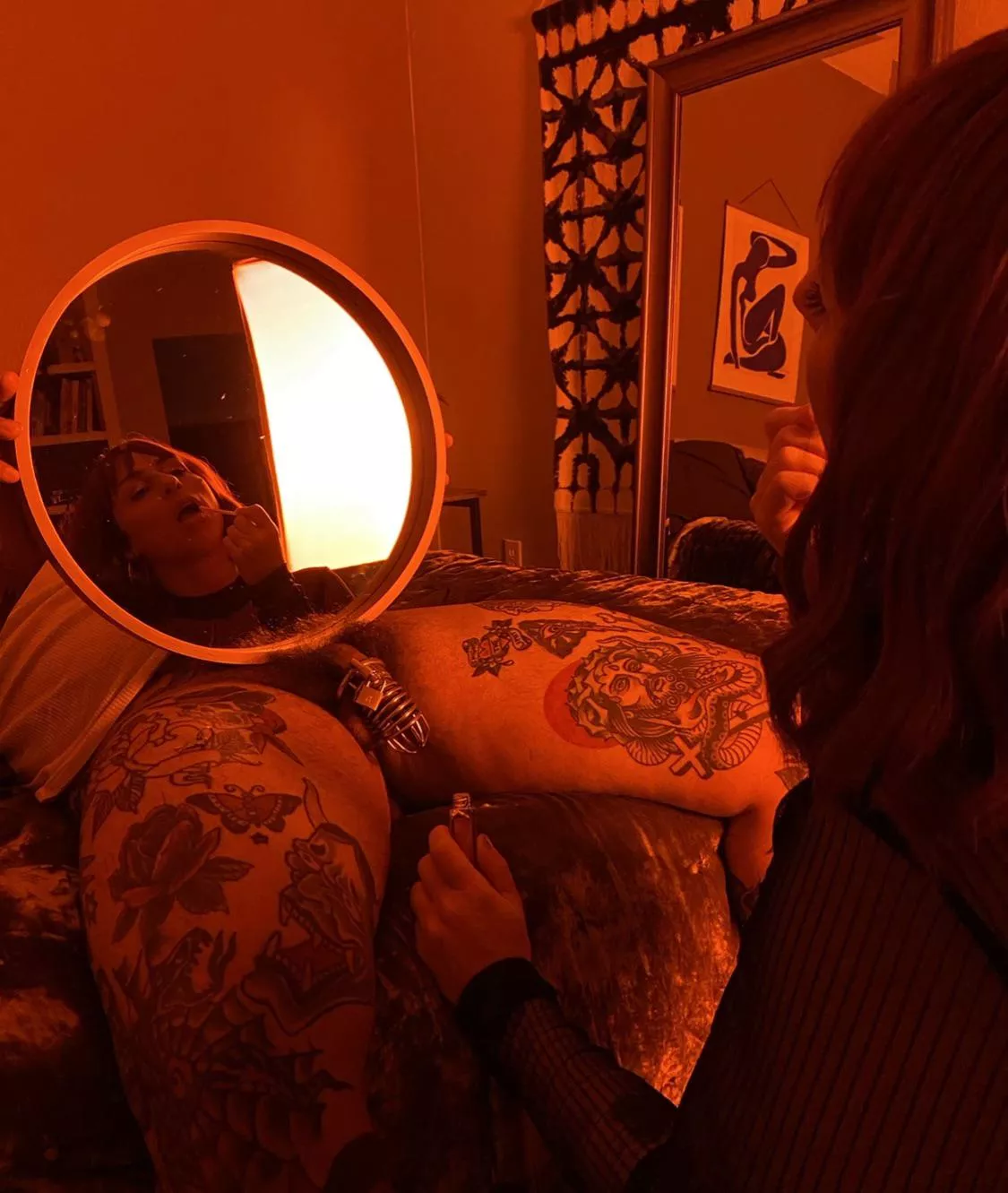 Helping me get ready 🙃