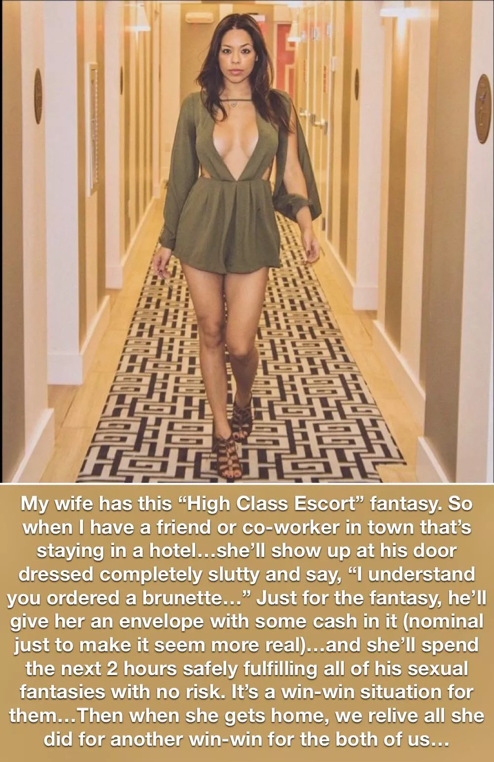 Helping my wife live out her fantasies…