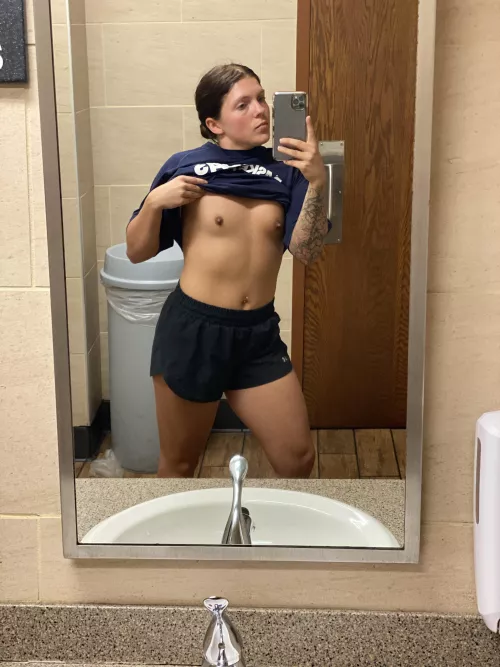 Here are my tits at work, that’s all