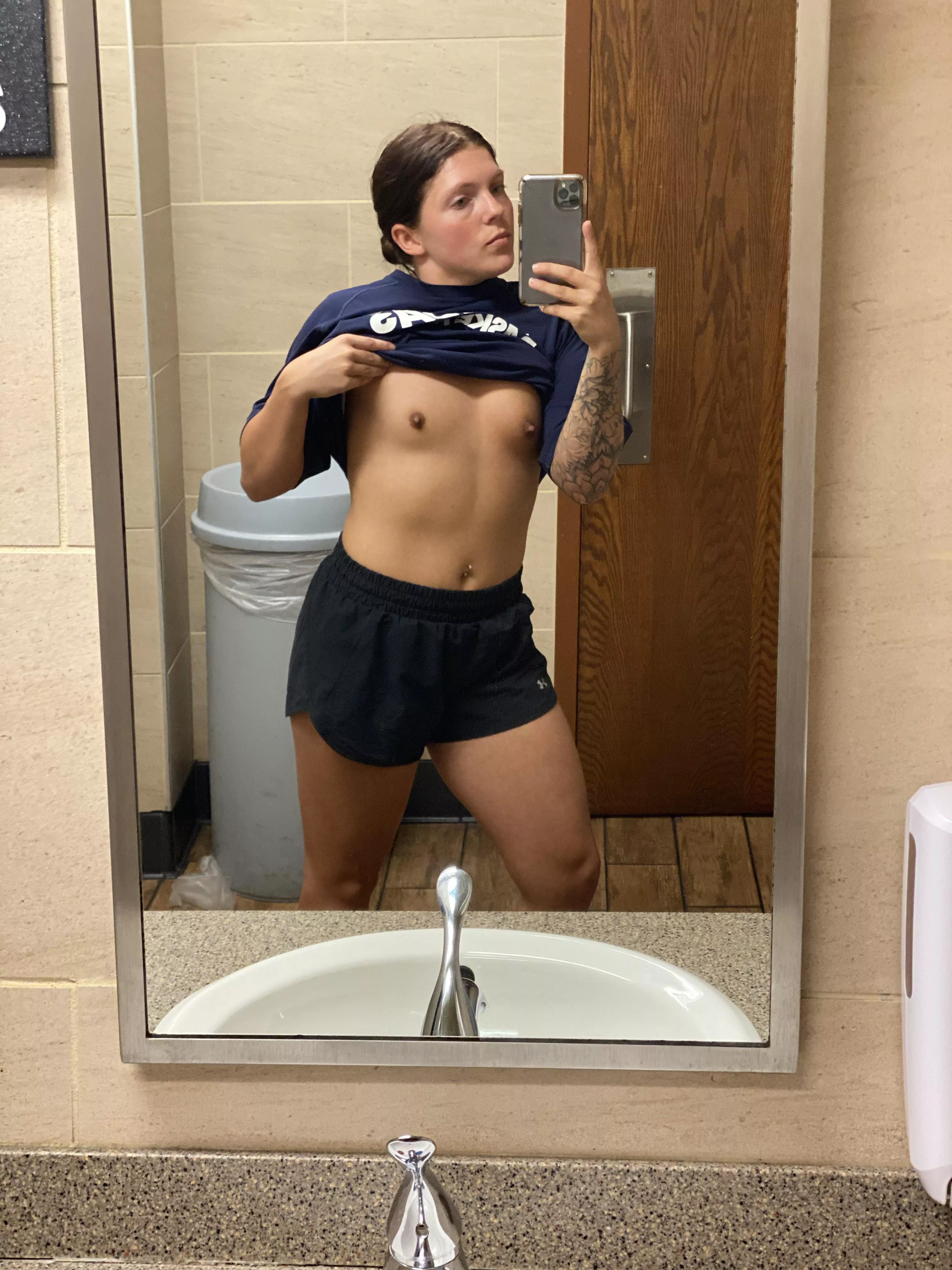 Here are my tits at work, that’s all