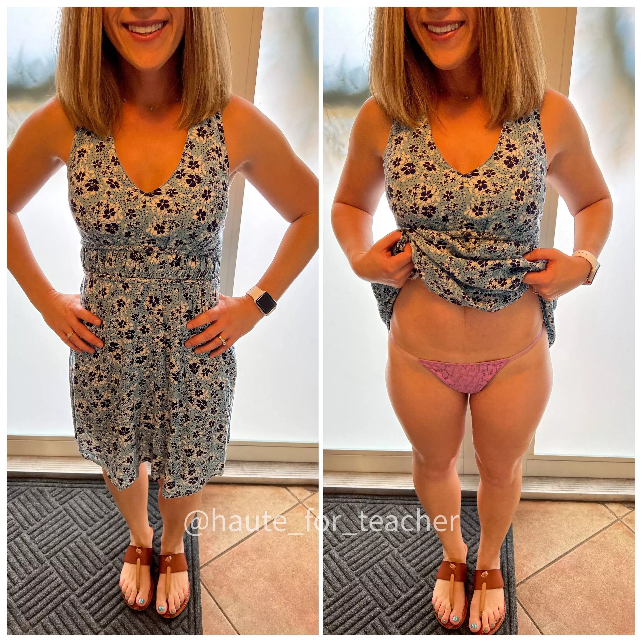 Here is today’s lecture outfit 🍎😈!! (F)43