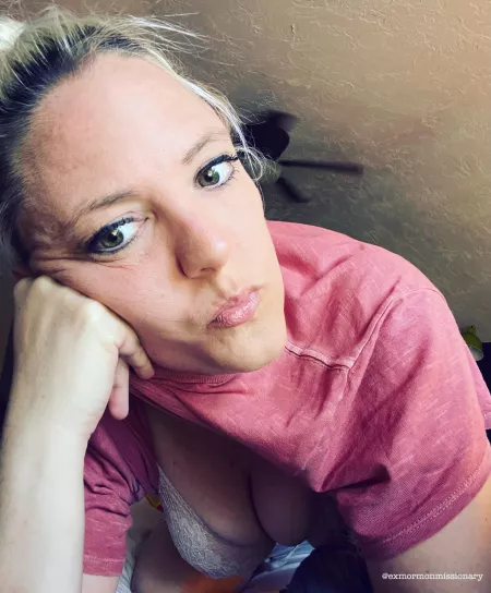 Hereโs a peek down my top ๐