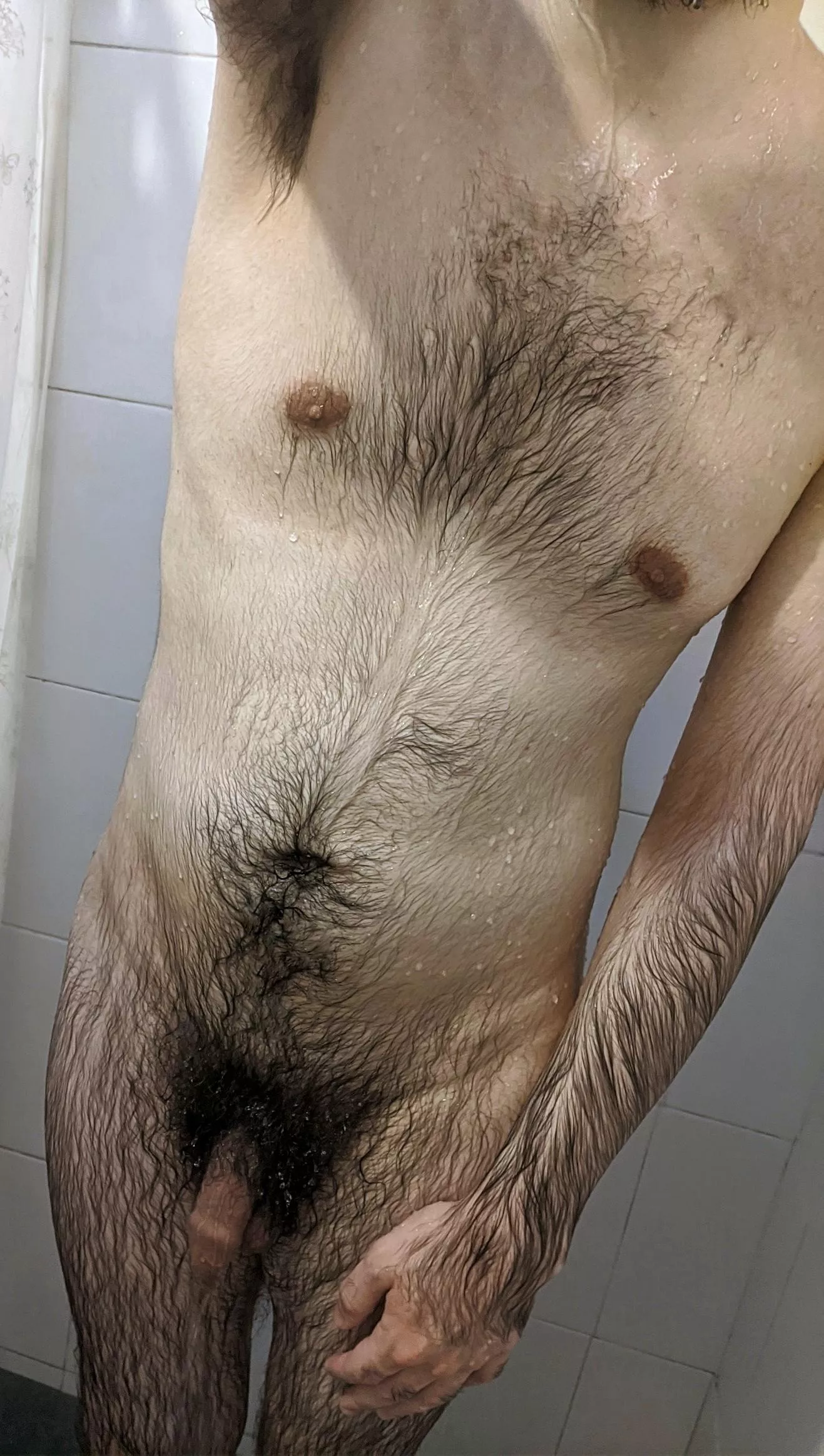 Here's a photo from the shower